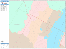 Union City Digital Map Color Cast Style